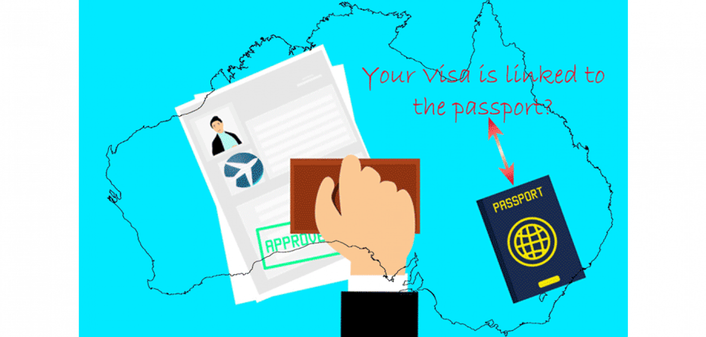 Australia e-Visa linked to the passport? 